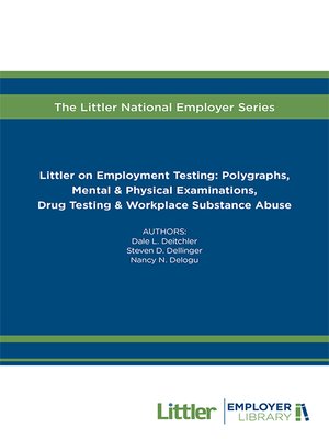 cover image of Littler on Employment Testing